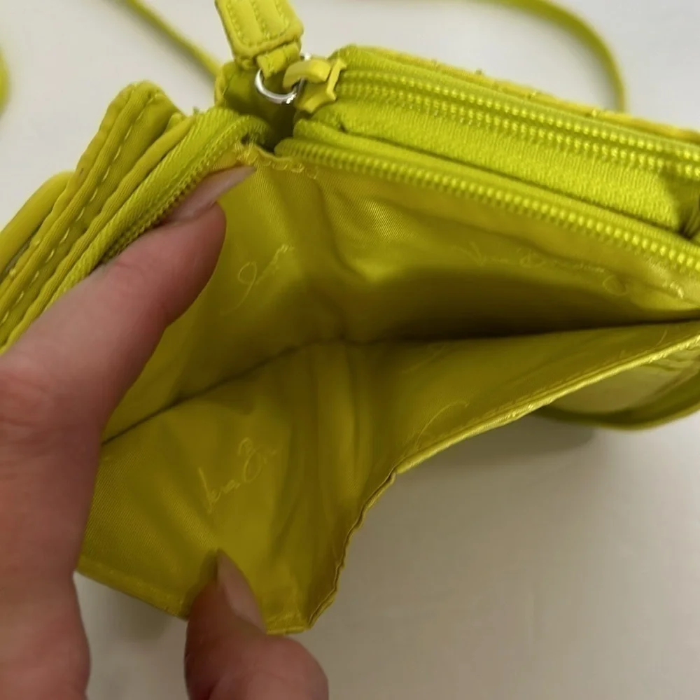 Vera Bradley All In One Crossbody Geranium in LEMONGRASS